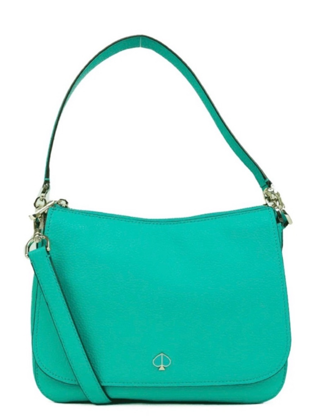 ♠️ Kate Spade Polly Medium Leather Shoulder Bag - Picture 3 of 9